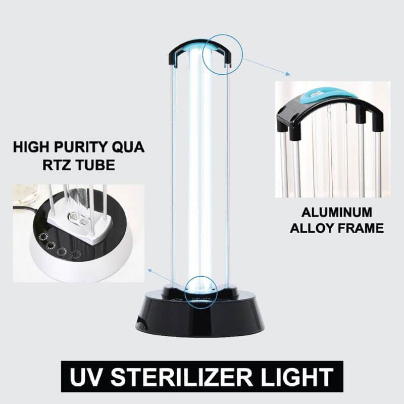 UV germicidal lamp; 60 watts, 152µW/cm2 intensity, 230 VAC/50 Hz