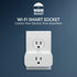WBM Smart WIFI Socket, Voice and App Control Plug, White