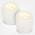 Himalayan Glow Selenite Candle Holder, Hand Crafted, Best for Gift & Home Décor – Pack of 2