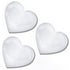 Himalayan Glow Selenite Crystal Heart Stone, Crystal for Healing, Meditation & Home Décor – Pack of 3